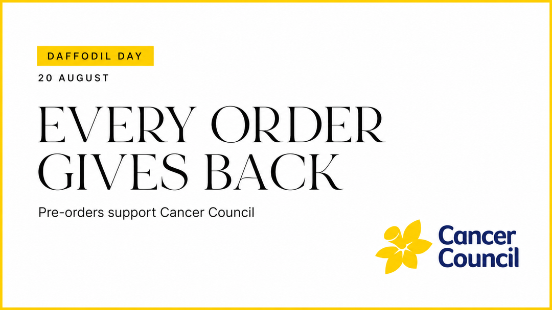 Daffodil Day 20 August: Every order gives back to Cancer Council