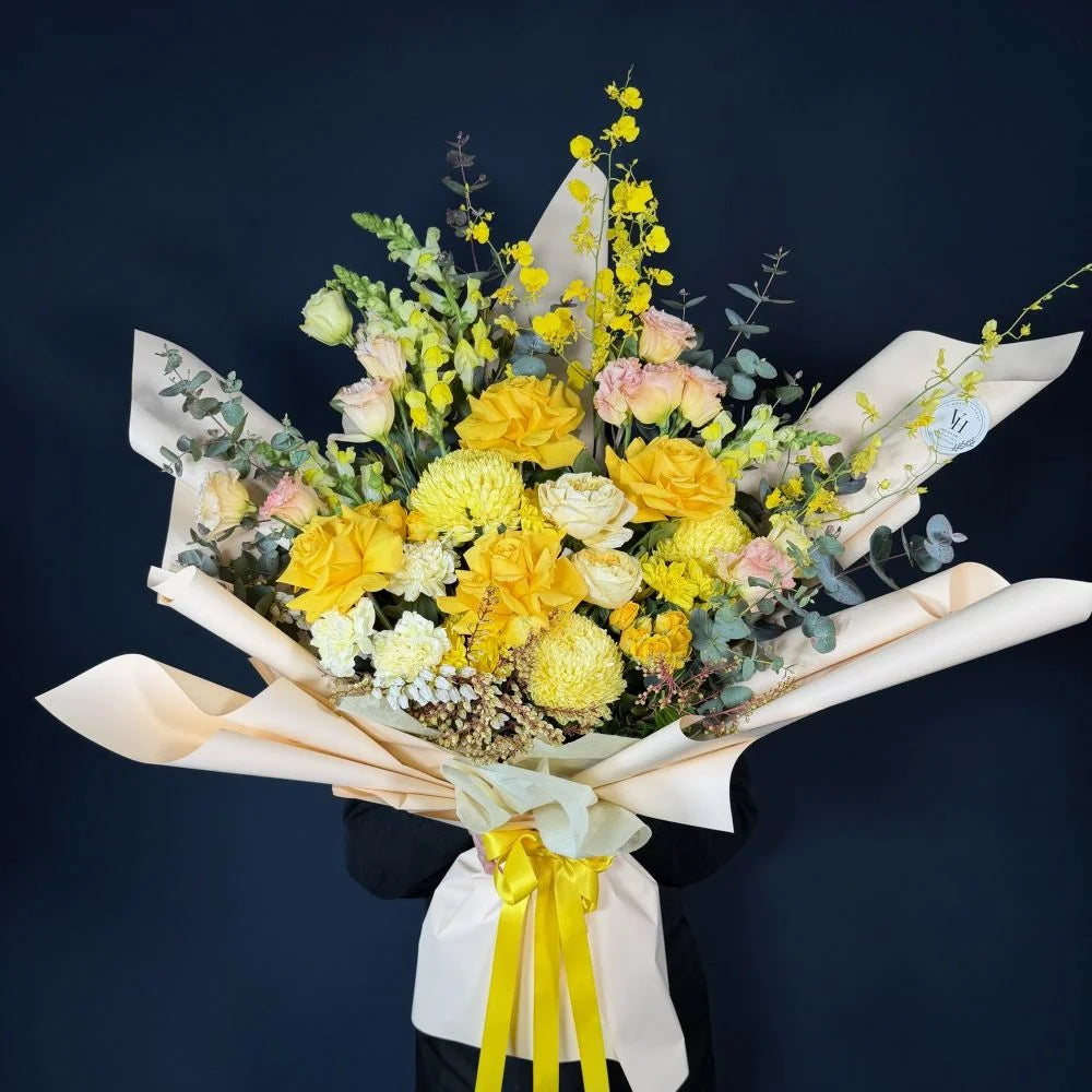 Lemon Drop - Yellow Flower Bouquet