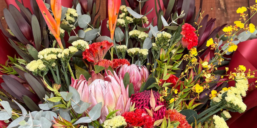 Wildflower bouquet of native flowers