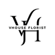 Vhouse Florist VH monogram logo on transparent background