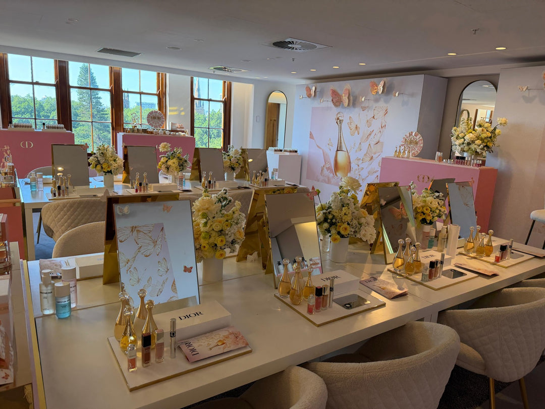 DIOR corporate event florals