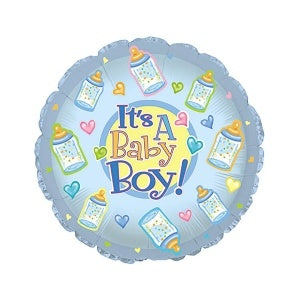 Blue Balloon - It's a Baby Boy!